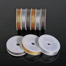 10meter/Roll 0.4mm Shiny Rope Glitter Threads Cord For Jewelry Bracelet Twine Tag Tassel Making Crafts Gift Threaet Accessories - Wire - View 6