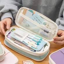 Large Capacity Pencil Bag Pencil Box Student School Supplies Office Supplies Expandable Pencil Case Organizer Pouch Multifunctional Creative Pencil Bag Pencil Box Student Gift Cosmetic Bag Travel Bag Back To School,Pencil Pouch,School Bag