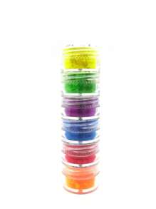 Tower Of Neon Pigments And Pearlescent Pastels - Multicolor - View 1