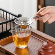 Metal Mesh Tea Strainer Stainless Steel Filter Sieve Teaware Lace Tea Drain Useful Tea Infusers Kitchen Accessories - Multicolor - View 10