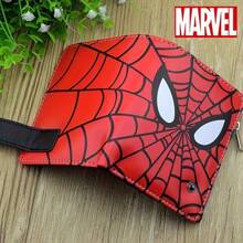 Marvel 1pc Spider-Man Themed Wallet Americana Style With Buckle Closure, PU Material, Leather Lining, Hand Wash - Officially Licensed UME Brand Accessory For Fall Home Decor For Travel Storage Bag, Makeup Bag, Cosmetic Bag, Vacation Organizer, Large Capacity Makeup Organizer Makeup Case, For Lipstick, Brush, Skincare, Mobile Phone, Coin, Small Items, For Home, Gift, Vacation And Festival Halloween Christmas Multifunctional Use, Boho Vibes