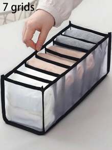 1pc Multifunctional 3-In-1 Netted Compartmental Drawer Style Wardrobe Organizer, For Storing Underwear, Socks, Bras, Jeans - Suitable For Student Dorms ,Jewellery Box,Pouch,Makeup Brush Holder,Brush Holder,Perfume Organiser,Pouch Bag,Gifts For Women,Christmas Gifts,Gift Ideas For Women
