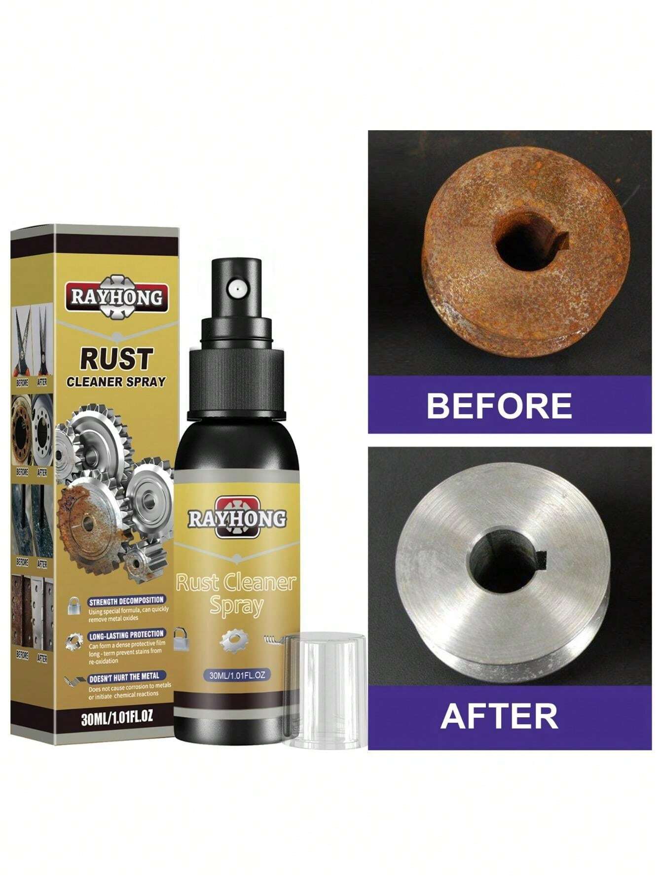 1pc MultiFunctional Kitchen Stainless Steel Rust Remover With Box