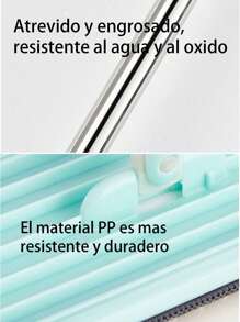 Trapeadores mopa manos libres para limpieza de pisos, trapeador plano de microfibra manos libres - Celeste - Ver 9