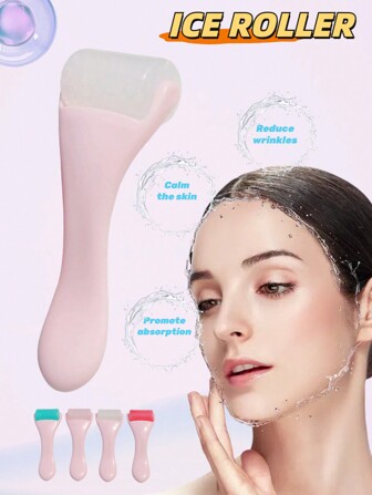Ice Facial Massager, 1pc Puffiness Relief Skin Care Beauty Face Lift Roller Stick, Multifunctional Manual Skin Care Face Toning At Home Therapy Machine, Contour Skin Tightening Acupressure Massage Roller,Beauty,Skin Care Products,Spa,Self Care,Skin Care Tools,Face Care,Esthetician Supplies,Massage,Face Massage Tool,Face Roller