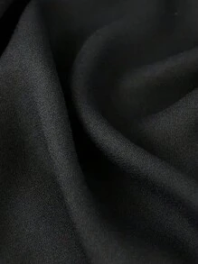 Men's Letter Printed Casual Thermal Lined Hoodie, Autumn/Winter - Black - View 4