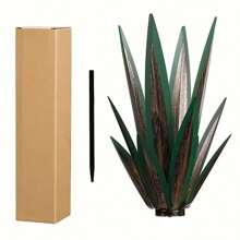 Metall Agave künstliche Tequila Landschafts-Skulptur, DIY Metall Agave Pflanze Heim-Dekoration, ländlicher handbemalt Stil