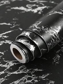 1卷黑白大理石接触纸花岗岩剥离粘贴壁纸适用于台面自粘防水加厚壁纸厨房浴室和家具 - 彩色 - 查看 12