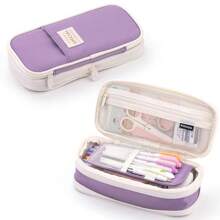 Large Capacity Pencil Bag Pencil Box Student School Supplies Office Supplies Expandable Pencil Case Organizer Pouch Multifunctional Creative Pencil Bag Pencil Box Student Gift Cosmetic Bag Travel Bag Back To School,Pencil Pouch,School Bag