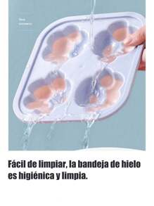 cubitos de hielo con forma de animal, bandejas de cubitos de hielo con forma de gato de silicona, moldes versátiles para chocolate con forma de gatito, bandejas para cubitos de hielo para pudín, gelatina, dulces, whisky y cócteles congelados, accesorios, suministros de cocina, artículos esenciales para apartamentos, suministros para fiestas de Halloween. - Azul - Ver 5