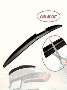 3pcs/Set Universal Car Roof Spoiler Hanging Wing, Rear Spoiler DIY Modifying Hanging Kettle Wing Racing Spoiler Car Universal Hanging - one-size - View 4