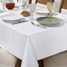 Waterproof Thermal 4-Seater Tablecloth 1.40 M X 1.40 M - trắng - Xem 3