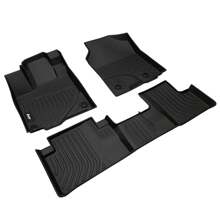 3PCS IKON MOTORSPORTS 3D TPE Car Floor Mats Fit For 2016-2018 Acura RDX With 8-Way Power Seats, All Weather Waterproof Anti-Slip Floor Liners, Front & 2nd Row Full Set Car Interior Accessories, Black - màu đen - Xem 9