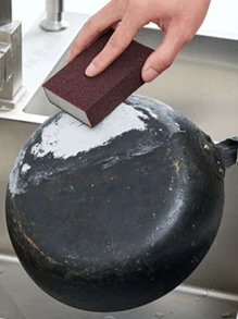 5 stuks/10 stuks reinigingsspons, sponsscrub, reinigingsspons voor het ontkalken van potten, theepotten, grote oppervlakken, keukenreinigingsgereedschappen - roestverwijdering en schrobben, keuken, badkamer, huis, huishoudelijke leveranciers