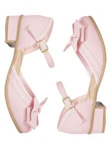 Little toe Kids Heeled Sandals - Rusty Rose - View 6