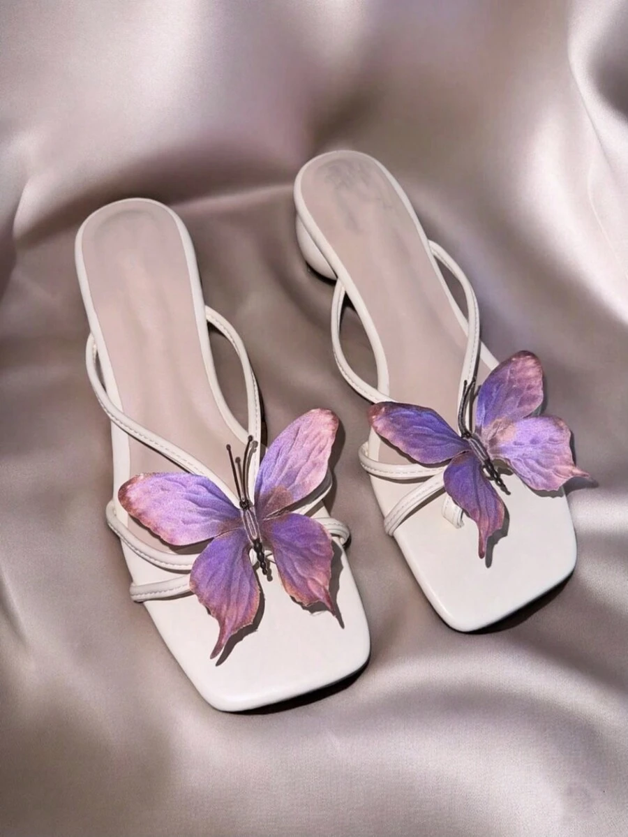 Nuevo adorno de mariposa artificial de moda - Púrpura malva - Ver 1