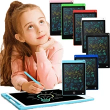 Pizarra tipo tablet mágica de dibujo con lápiz especial. Pizarra multicolor, funcional para niños - Blanco - Ver 1