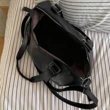 Alwy Women's Crossbody Bag Shoulder Work Gym Travel Stylish Large Resistant - 黑色 - 查看 3