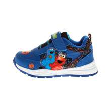 [Authorized] Kids Cookie And Elmo Hook And Loop Fashion Sneaker - Navy Blue - View 3