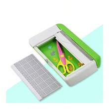 Portable Guillotine Paper Cutter Trimmer Slide Cutting Machine, Manual Paper Cutter For Office Supplies And DIY Crafts - Green - View 5