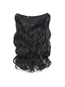 Dark Brown Hair Extensions One Piece 20 Inch Secret Hair Extensions Natural Wavy HairPieces For Women Clip In Extensions Heat Resistant Fibe - Multicolor - View 4