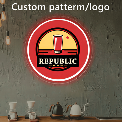 Placas de neon personalizadas para cozinha, decoração de ambiente, impressão UV personalizada, decoração de cozinha para casa, luzes de neon LED personalizadas, placa de boas-vindas com logotipo de empresa, decoração de parede de neon, luzes de neon para decoração de cozinha de restaurante, placas de neon USB reguláveis