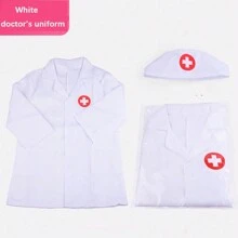 Christmas Decoration Doctor Children's Roleplay Toy Set Doctor Nurse Costume Set Interactive Toys Stage Performance Props (Some Accessories Colors & Styles Are Random),Doctor Outfit Kids,Nurse Toys,Kids Dress Up Costumes,Costume Doctor,Nurse Christmas,Kids Doctor Toys,Vet Toy,Kids Costume Doctor,Doctor Outfit Kids,Kids Doctor Costume,Kids Doctor,Doctor Nurse - Multicolor - View 6