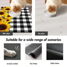1 Tấm Lót Ly Silicon In Hình Hoa Hướng Dương, Thảm Thoát Nước, Trivet Máy Pha Cà Phê, Thảm Lau Bát Đĩa Chống Trượt, Siêu Thấm Hút Và Chống Mài Mòn, Cho Mặt Bàn, Nhà Hàng, Nhà Bếp, Trang Trí Bàn Trong Sân, Đồ Dùng Nhà Bếp Gia Đình - Nhiều màu - Xem 6