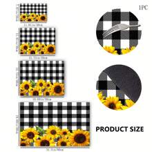 1 Tấm Lót Ly Silicon In Hình Hoa Hướng Dương, Thảm Thoát Nước, Trivet Máy Pha Cà Phê, Thảm Lau Bát Đĩa Chống Trượt, Siêu Thấm Hút Và Chống Mài Mòn, Cho Mặt Bàn, Nhà Hàng, Nhà Bếp, Trang Trí Bàn Trong Sân, Đồ Dùng Nhà Bếp Gia Đình - Nhiều màu - Xem 2