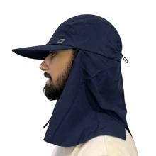 Boné Legionário com Protetor De Nuca Proteção Solar Máxima UV50+ Dermatologico