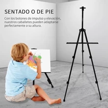 Caballetes, vuelta al cole, útiles escolares W3899 - Caballete - Negro - Ver 6