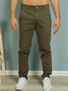 Men Pants - Dark Green - View 7