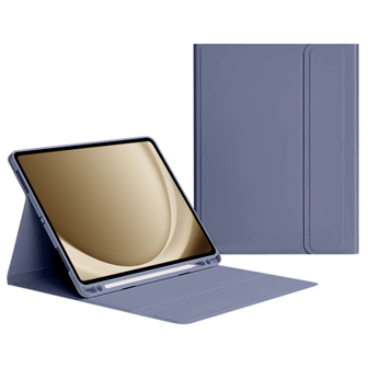 带铅笔架的平板电脑保护套，适用于三星 Galaxy Tab / iPad / Redmi Pad Se（薰衣草灰色）