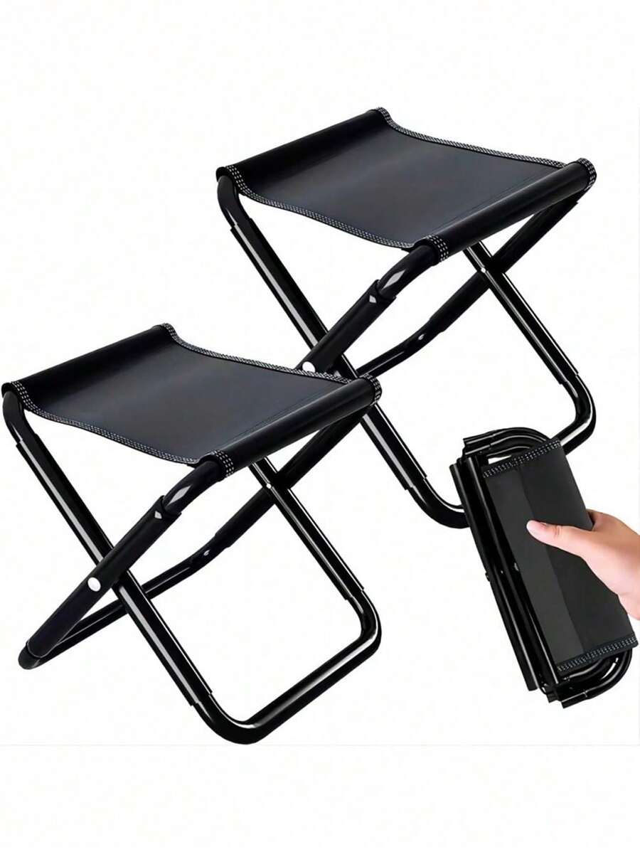 Outdoor Portable Folding Chair Military Style Stool Fishing Camping