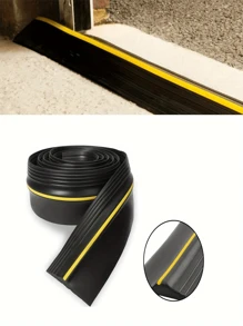 3m Universal Garage Door Bottom Threshold Seal Strip, DIY Weatherproof Rubber Replacement Insulation Against Wind And Dust - 3 Meters - View 1