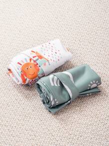 2pcs Wet Dry Bag For Diaper 26*36cm Washable Travel Bag, Beach, Swimming Pool, Sports Bagbaby Shower Family Decorations Gifts