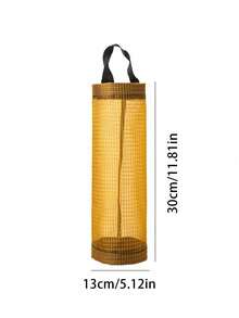 随机颜色塑料袋架、塑料袋储物袋、杂货袋架、网状悬挂储物袋分配器、可折叠垃圾袋整理器、厨房透气塑料袋收纳盒、家用塑料袋整理器、鞋套分配器、厨房配件 - 彩色 - 查看 4