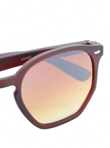Men Fashion Glasses - Rust Brown - View 8