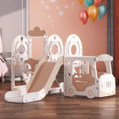 LIVINGANDHOME Living And Home 3-In-1 Toddler Swing & Slide Climber Playset - Perfect Gift For Boys And Girls,Indoor&Outdoor