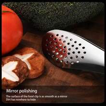 1/5 Stück dicke Edelstahl Lebensmittel Clips, BBQ Zange, Backformen Brot Steak Kuchen Clips, Gebratene & Gekochte Lebensmittel Clips