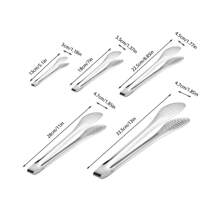 1/5 Stück dicke Edelstahl Lebensmittel Clips, BBQ Zange, Backformen Brot Steak Kuchen Clips, Gebratene & Gekochte Lebensmittel Clips