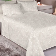 Double Bed Sheet Set 3 Pieces 100% Cotton 200 Thread Printed - sang trọng - Xem 2