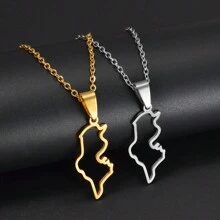 1 Máy Tính Phác Thảo Tunisie Mặt Dây Chuyền Vòng Cổ Tunisienne Trang Sức Tunisia Nữ Cô Gái - Nhiều màu - Xem 1