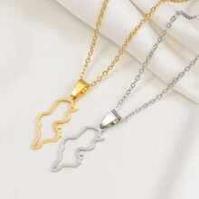 1 Máy Tính Phác Thảo Tunisie Mặt Dây Chuyền Vòng Cổ Tunisienne Trang Sức Tunisia Nữ Cô Gái - Nhiều màu - Xem 2