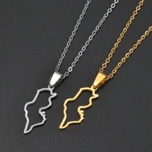 1 Máy Tính Phác Thảo Tunisie Mặt Dây Chuyền Vòng Cổ Tunisienne Trang Sức Tunisia Nữ Cô Gái - Nhiều màu - Xem 3