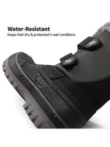 Boys & Girls Snow Boots Ankle Boots Winter Waterproof Winter Side Zipper Hook And Look For Toddler/Little Kid/Big Kid  For Ski And Outdoor Play ,Thick & Warm - 彩色 - 查看 6