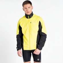 Dare 2B Mens Mediant II Cycling Jacket (Neon Spring/Black) - Spring Green - View 2
