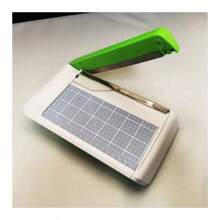 Portable Guillotine Paper Cutter Trimmer Slide Cutting Machine, Manual Paper Cutter For Office Supplies And DIY Crafts - Green - View 7