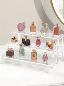 1pc Clear Multi-Purpose Display Rack - 1-5 Layers Transparent Storage For Perfumes, Cosmetics, Desserts, Handmade Anime Car Models And Blind Boxes - Acrylic Cologne Stand, Cupcake Holder - Perfect For Amiibo And POP Figurines, Food And Dessert Showcase, Cosmetics Supplier Item - Ideal Christmas And Halloween Present