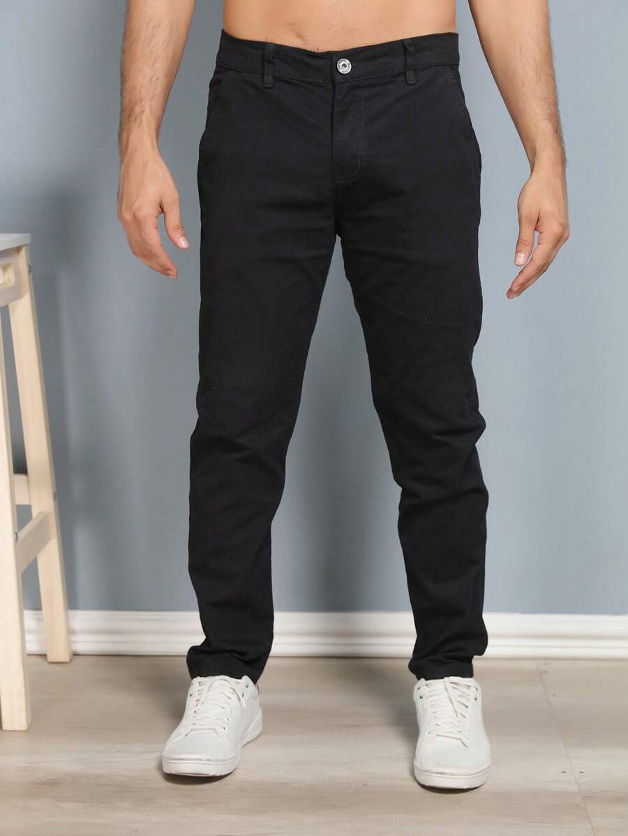 Men Pants - Black - View 1
